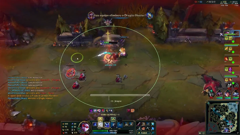 League of Legends Hacks player ESP — range circles and cooldown tracker on Summoner's Rift